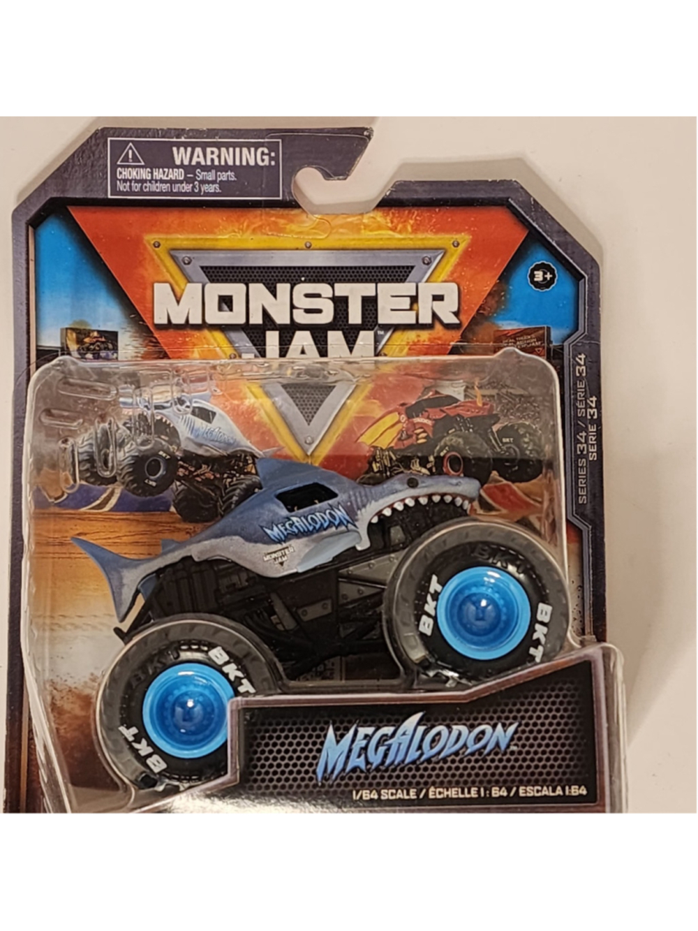 NEW 2024 Monster Jam Series 34 Megalodon Legacy Trucks Spin Master 1:64 BKT